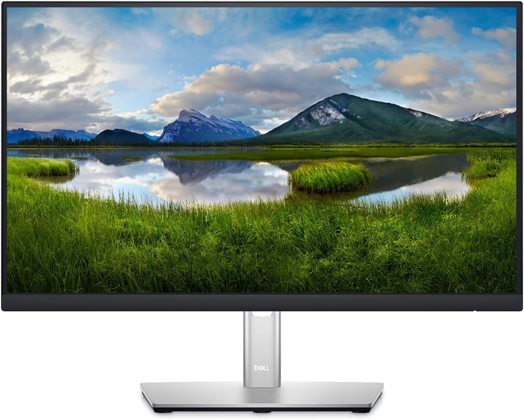 Dell P2222H 21.5 Inch Full HD (1920x1080) Monitor, 60Hz, IPS, 5ms, 99% sRGB, DisplayPort, HDMI, VGA, 5x USB, 6 MONTHS Warranty, Black available from MC Trading Kenya