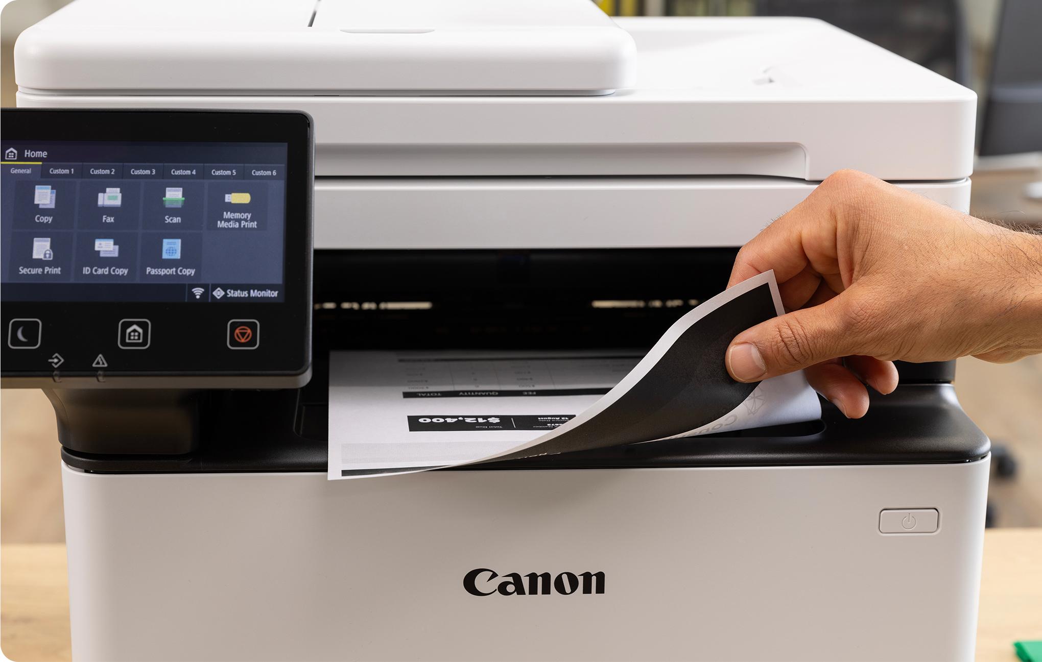 Canon i-SENSYS MF465dw Wireless Monochrome Laser All-in-One Printer – Print, Scan, Copy, Automatic Duplex, ADF, Wi-Fi, Ethernet and USB product image 2