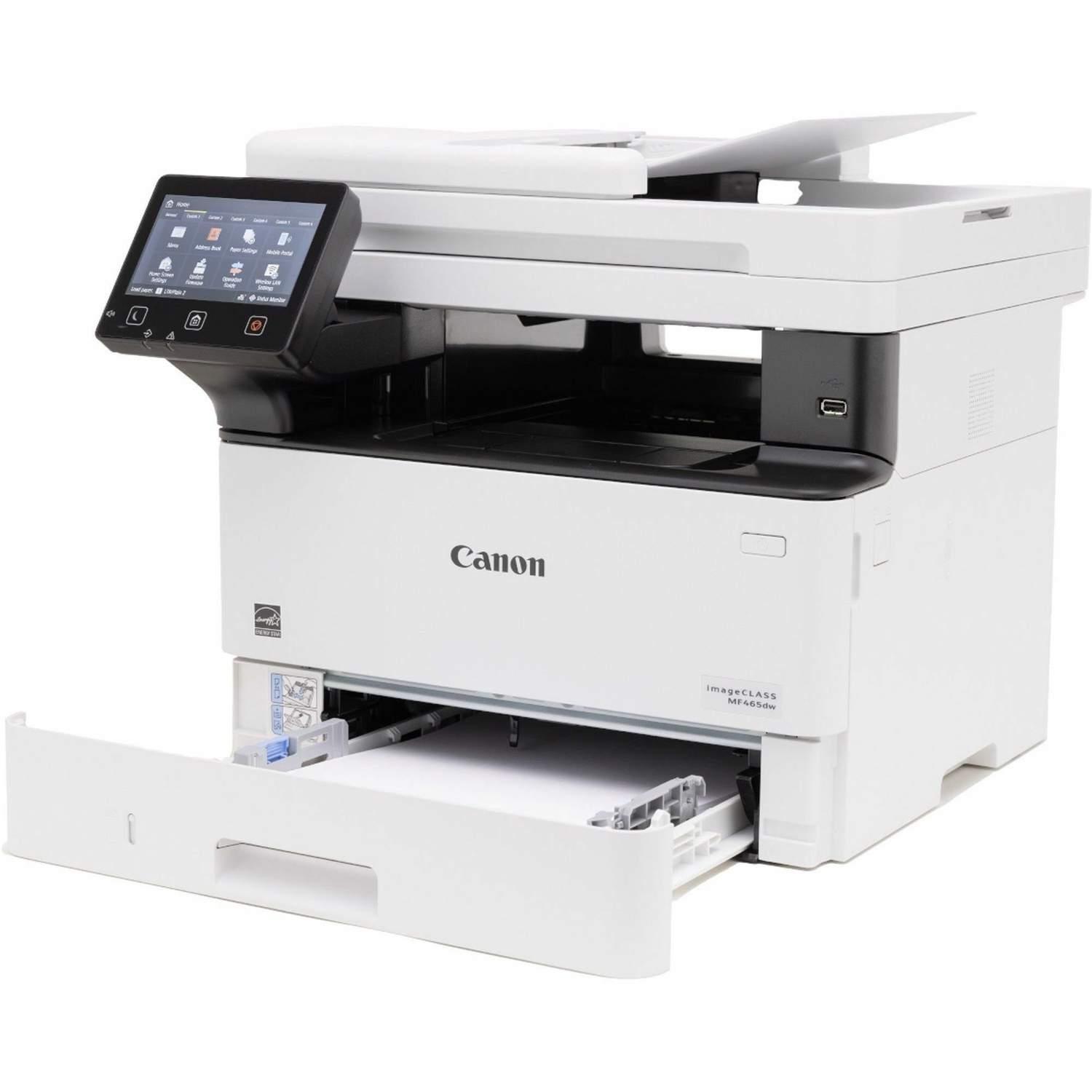Canon i-SENSYS MF465dw Wireless Monochrome Laser All-in-One Printer – Print, Scan, Copy, Automatic Duplex, ADF, Wi-Fi, Ethernet and USB product image 4